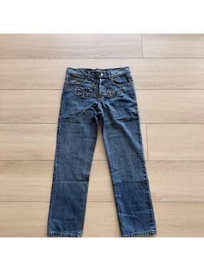 Spider Worldwide Men's Blue and Navy Jeans